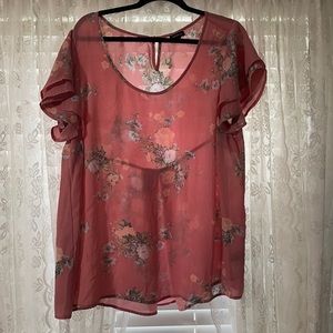 Light pink TORRID top size xL/1